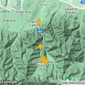 Map Demanovska Valley/Jasna
